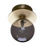 Art Deco IP44 Vägg/Taklampa Rök 18cm från Globen Lighting