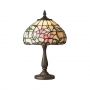 Hibiskus Tiffany 20cm Bordslampa från Nostalgia