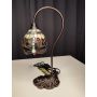 Trollslända Oliv Tiffany 20cm Bordslampa från Nostalgia