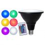 LED-lampa RGB 7,5W 100° E27 PAR38 Spotlight Outdoor från Star Trading
