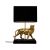 Zimba Bordslampa Guld/Svart 47cm från Cottex