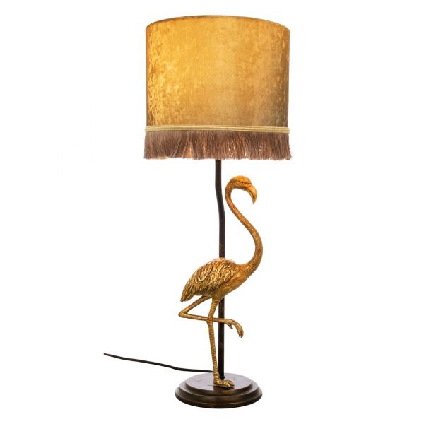 Flamingo Bordslampa 67cm Svartguld/Guld