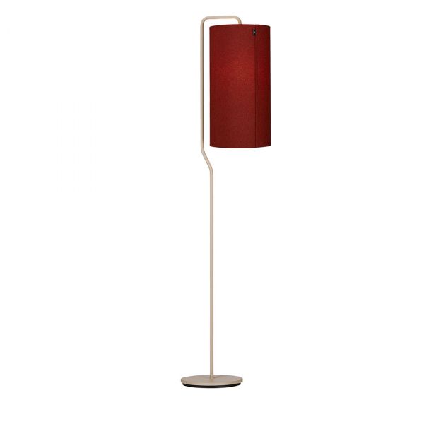 Pensile Golvlampa Sandfärgad/Röd 170cm