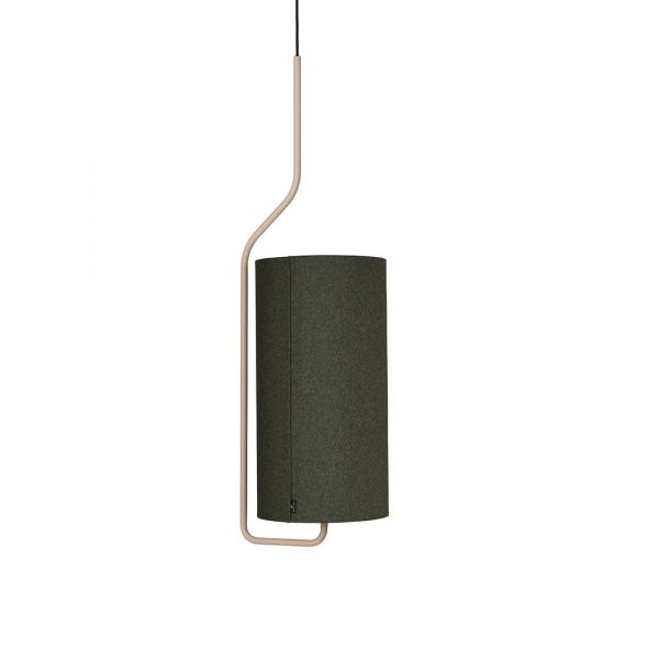 Pensile Taklampa Sandfärgad/Grön 100cm
