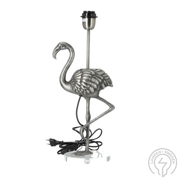 Flamingo Antiksilver 49cm Lampfot