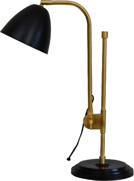 Harmonic Skrivbordslampa Svart/Mässing 38cm