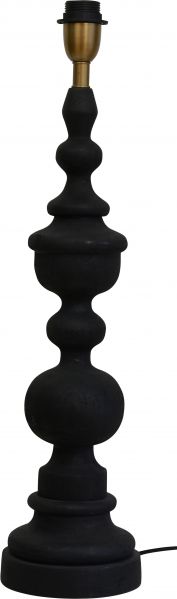 London Bordslampa Antique Black Trä 66cm