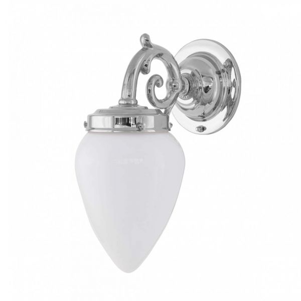 Topelius Nickel/Opalglas Ip24 Vägglampa
