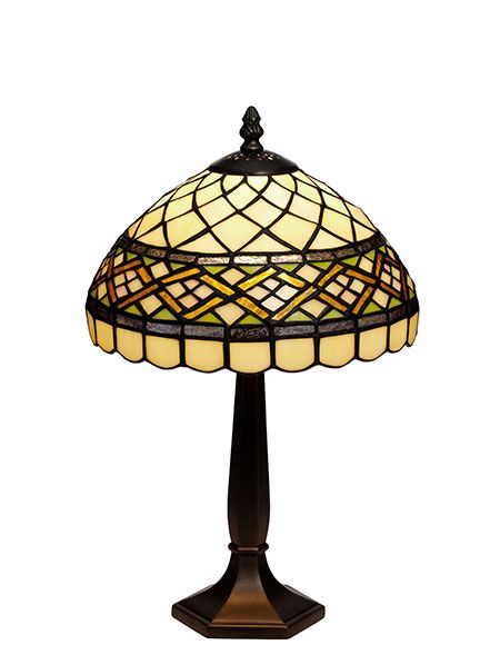 Retro Tiffany 25cm Bordslampa