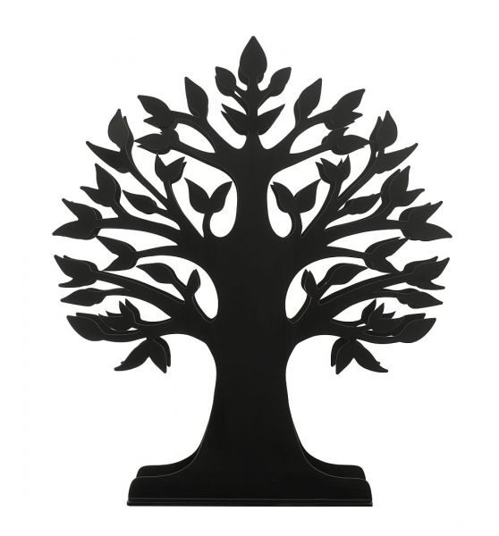 Träd Svart Bordsdekoration