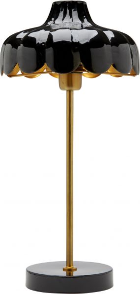 Wells Svart/Mässing 50cm Bordslampa
