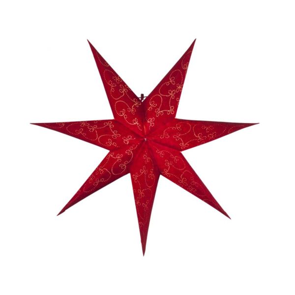 Decorus Röd 63cm Pappstjärna