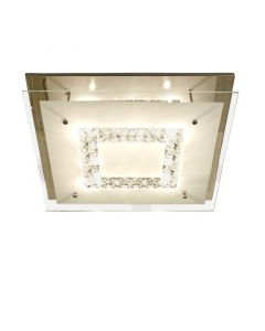 Luster Krom/Kristall 40Cm Plafond från Aneta Lighting