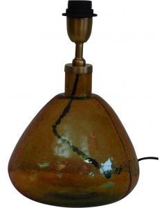 Murano Bordslampa Cognac Glas 32cm från Hallbergs Lampskärmar