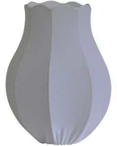 Tulip Lampskärm 25cm Vit från Hallbergs Lampskärmar