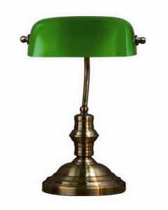 Bankers Grön 42Cm Bordlampa från Markslöjd